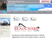 Tablet Screenshot of fbeauchamp.topproducerwebsite.com