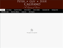 Tablet Screenshot of petercalifano.topproducerwebsite.com