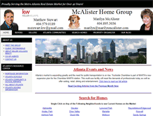 Tablet Screenshot of mcalister.topproducerwebsite.com