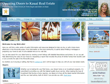 Tablet Screenshot of kauairealestate.topproducerwebsite.com